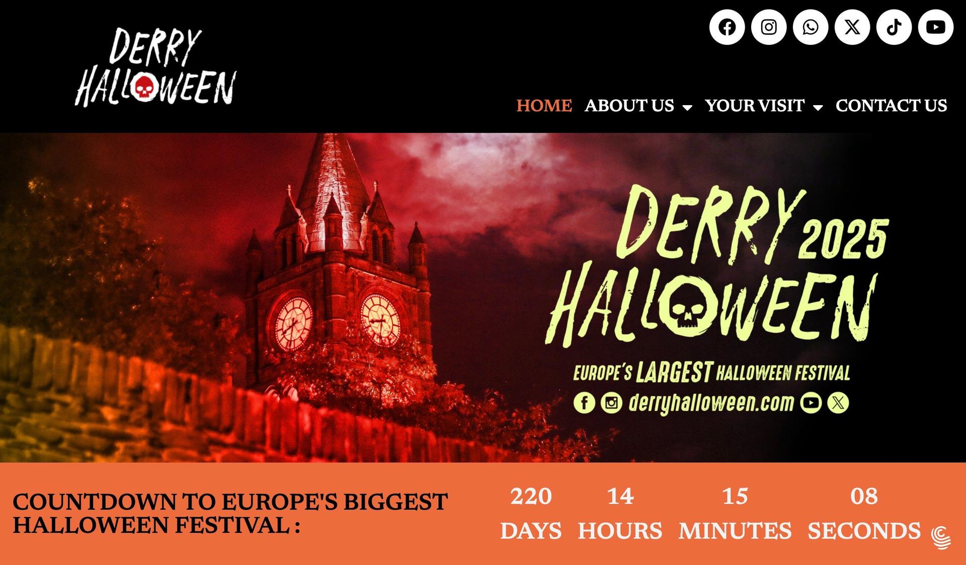 Derry Halloween-spooky halloween websites