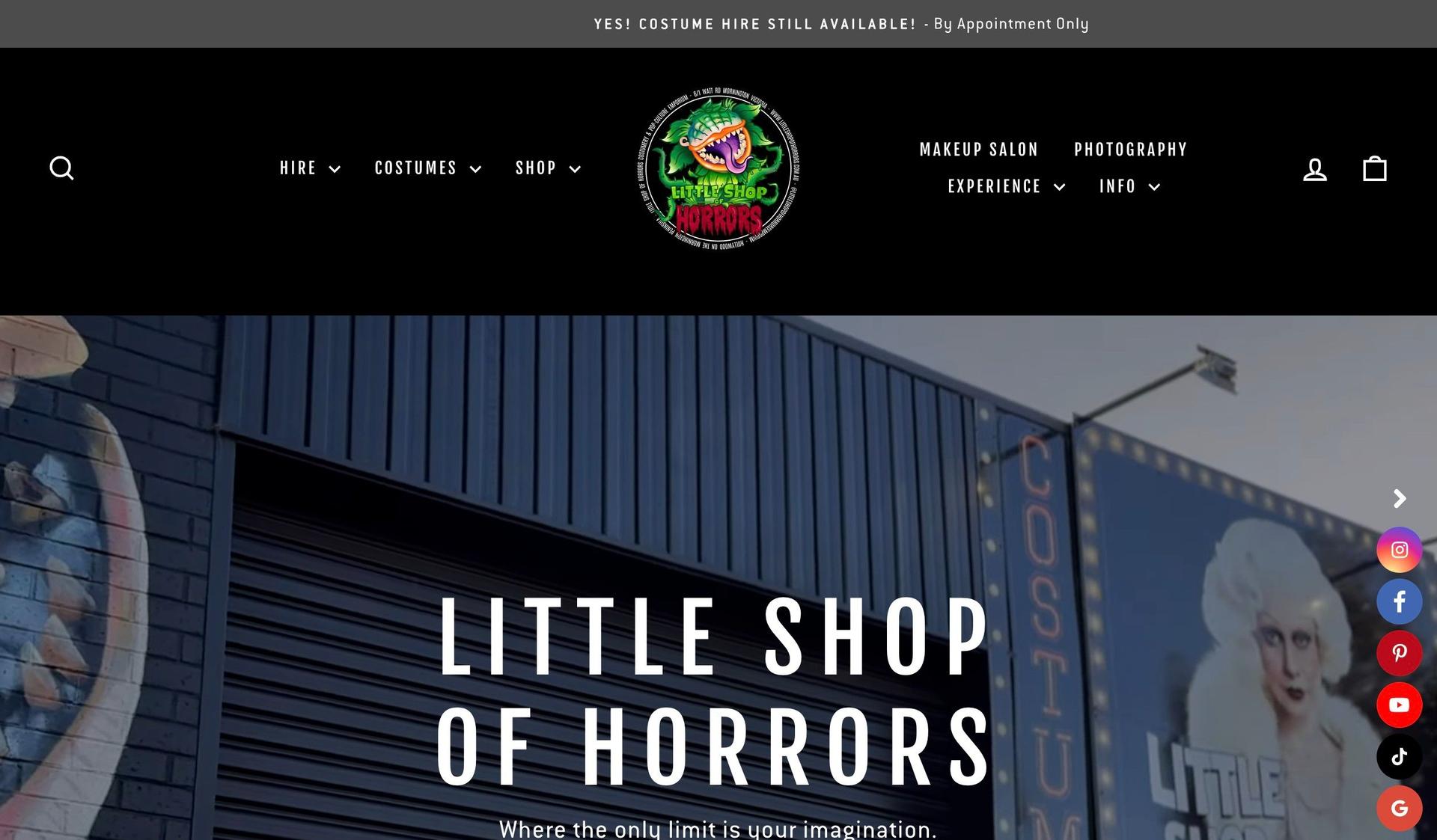 Little Shop of Horrors-spooky halloween websites
