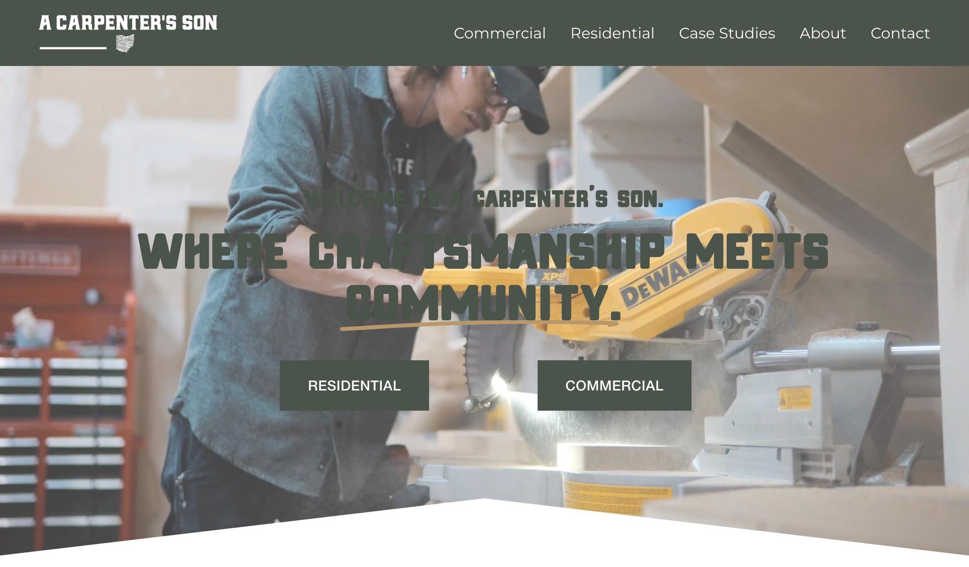 A Carpenter's Son Design Co-acupuncture websites