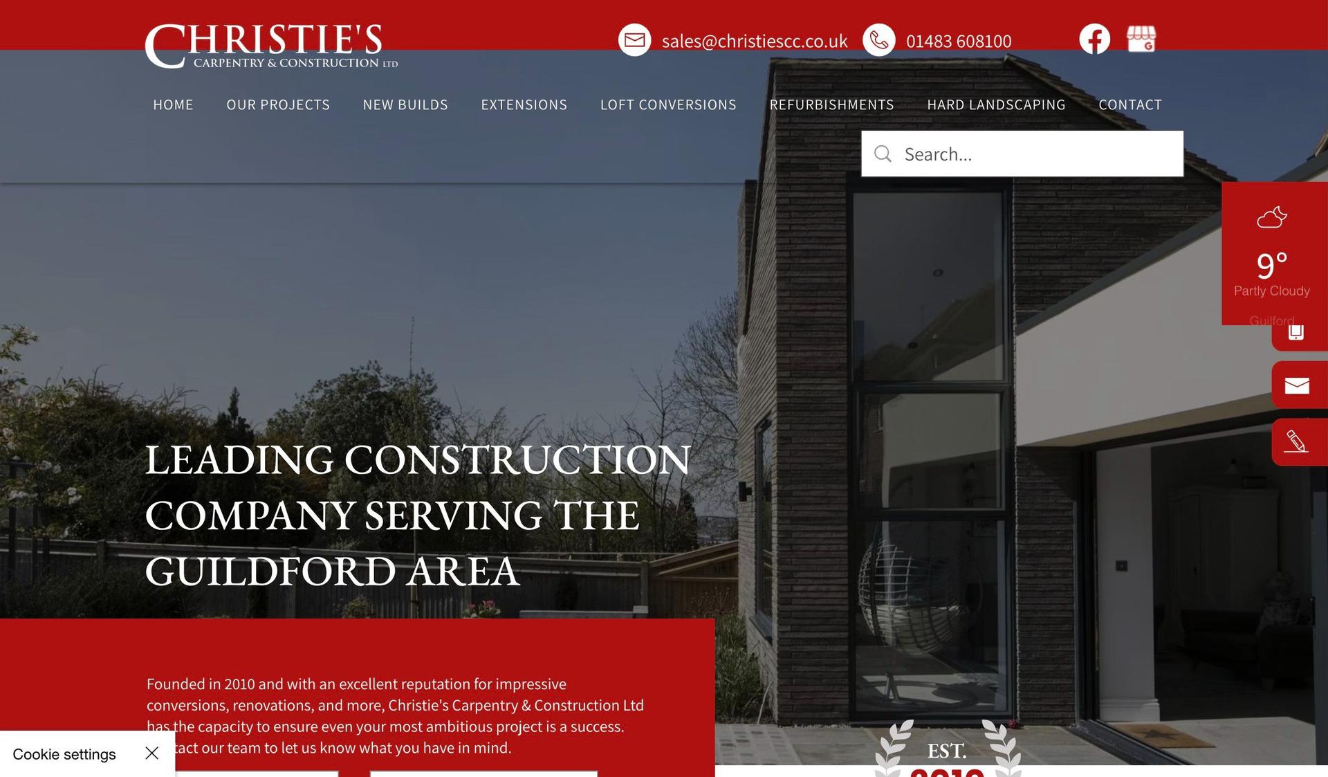 Christies Carpentry & Construction-acupuncture websites