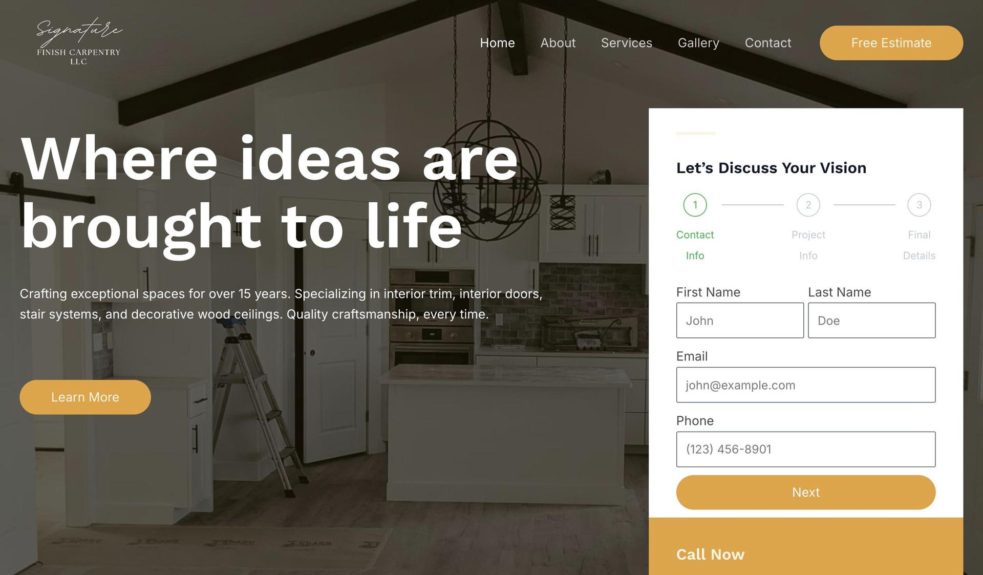 Signature Finish Carpentry-acupuncture websites