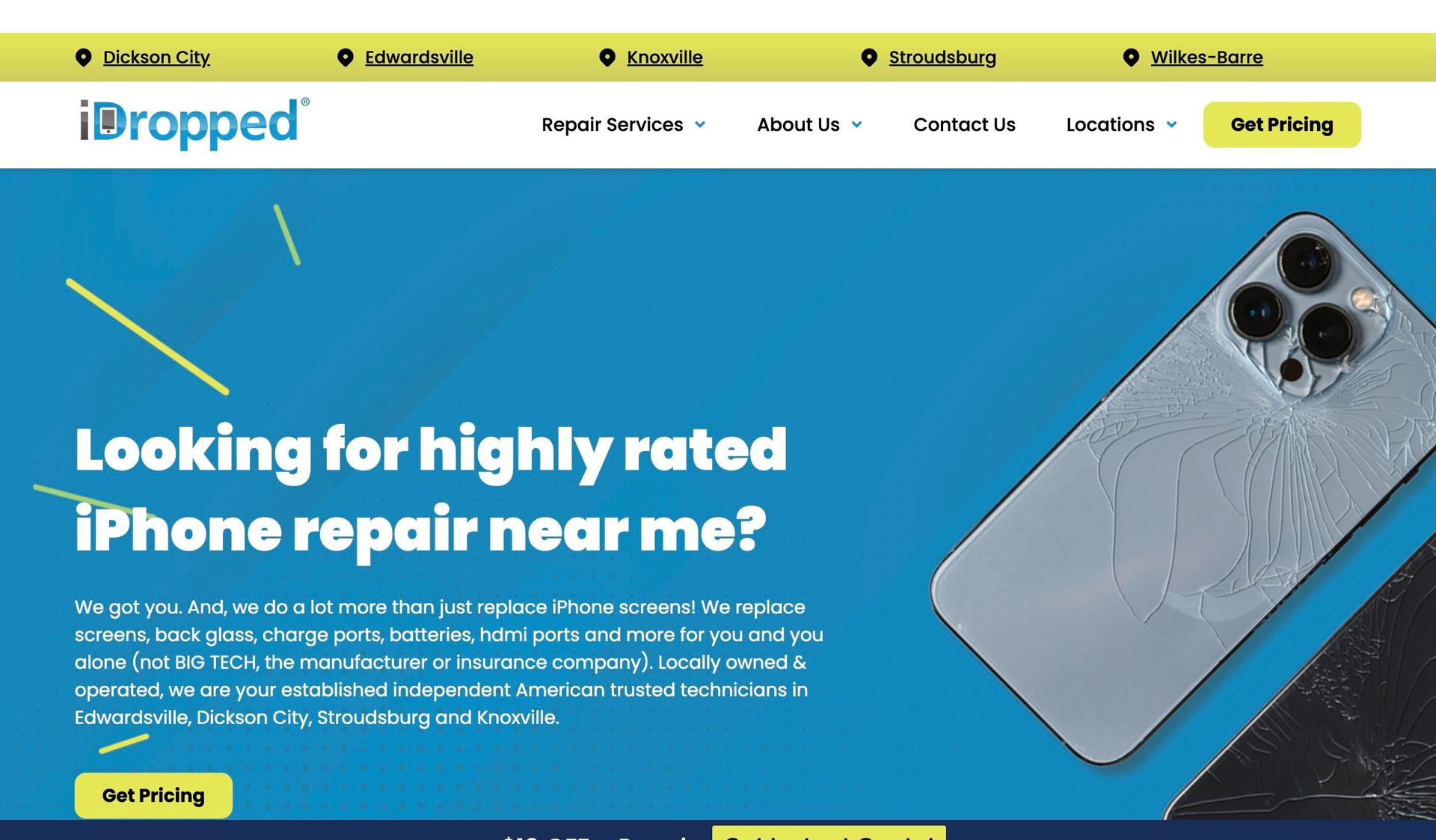iDropped-computer repair websites