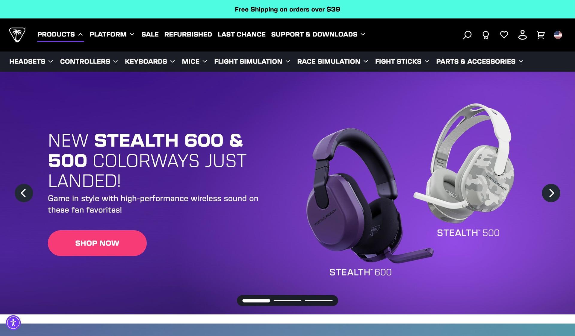Turtle Beach-shopify hardware store examples