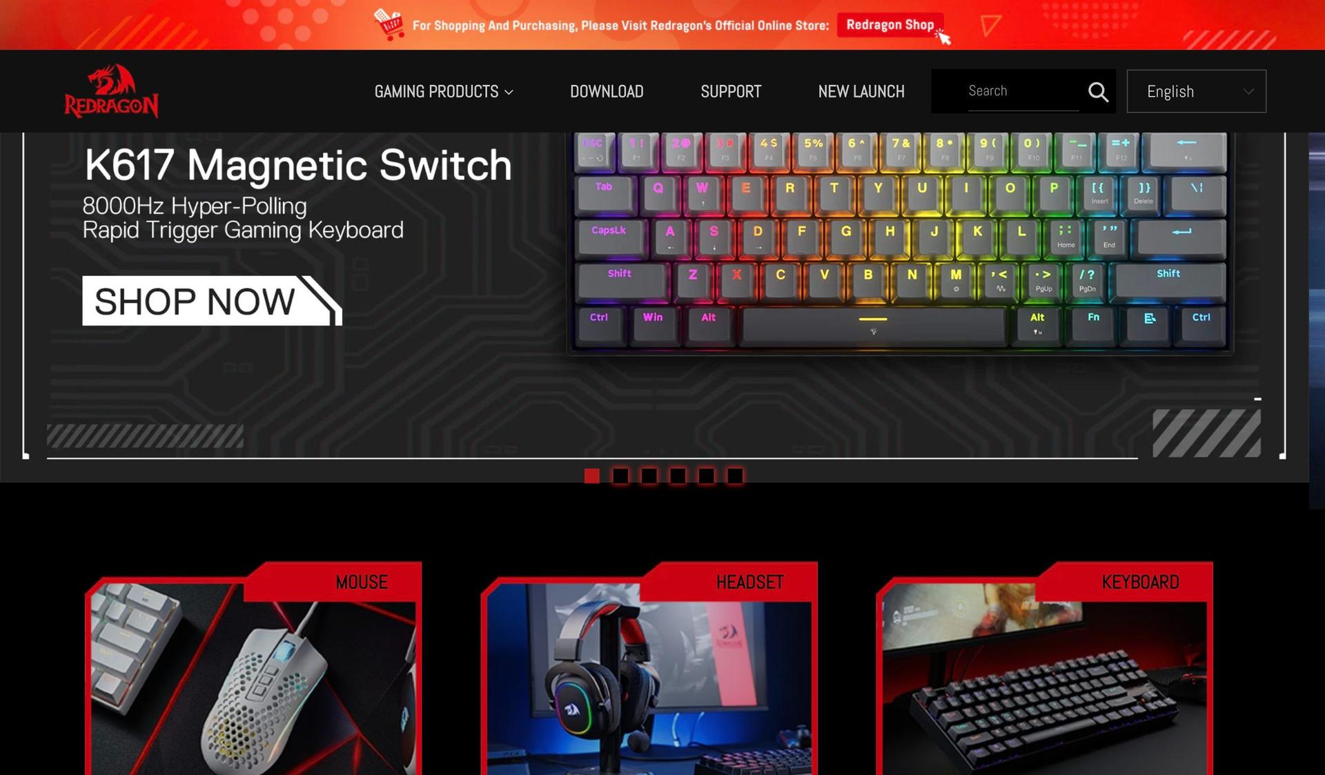 Redragon Zone-shopify hardware store examples