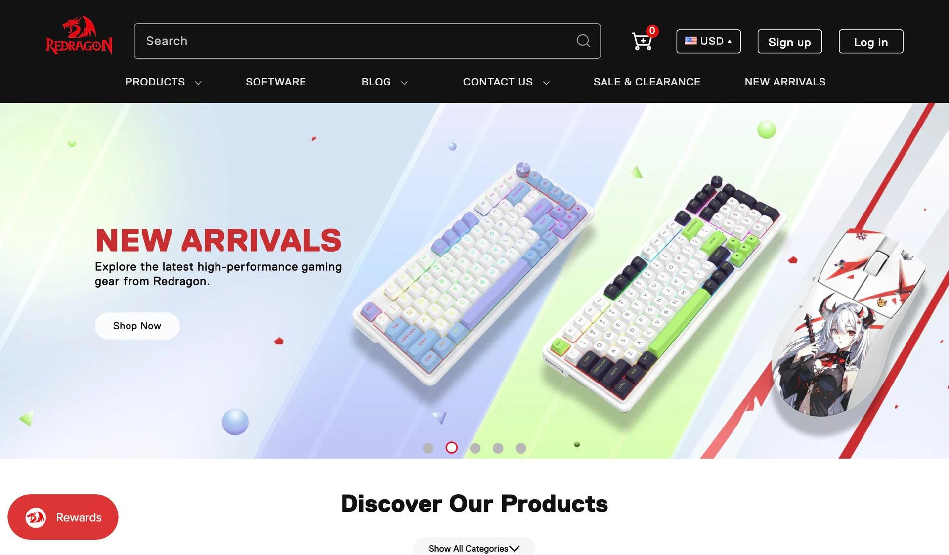 Redragon Shop-shopify hardware store examples