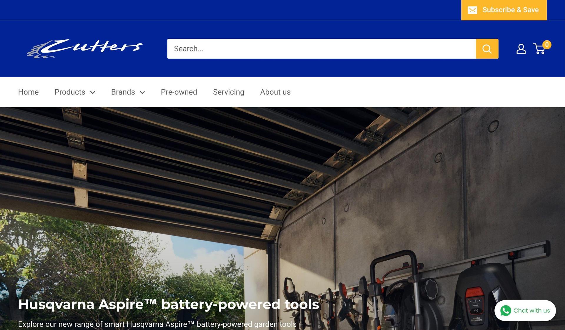 Cutters-shopify hardware store examples