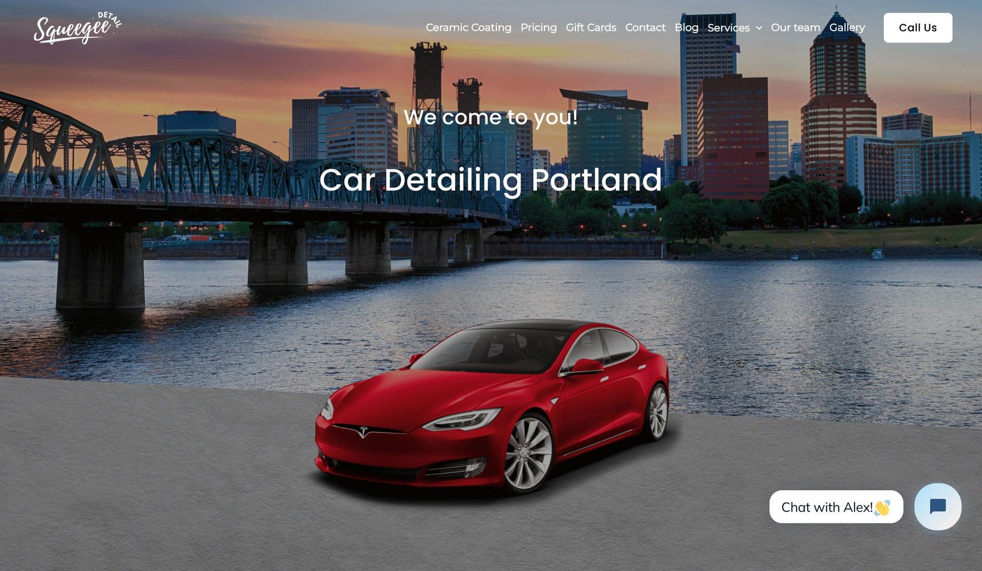 Squeegee Detail-auto detailing website designs