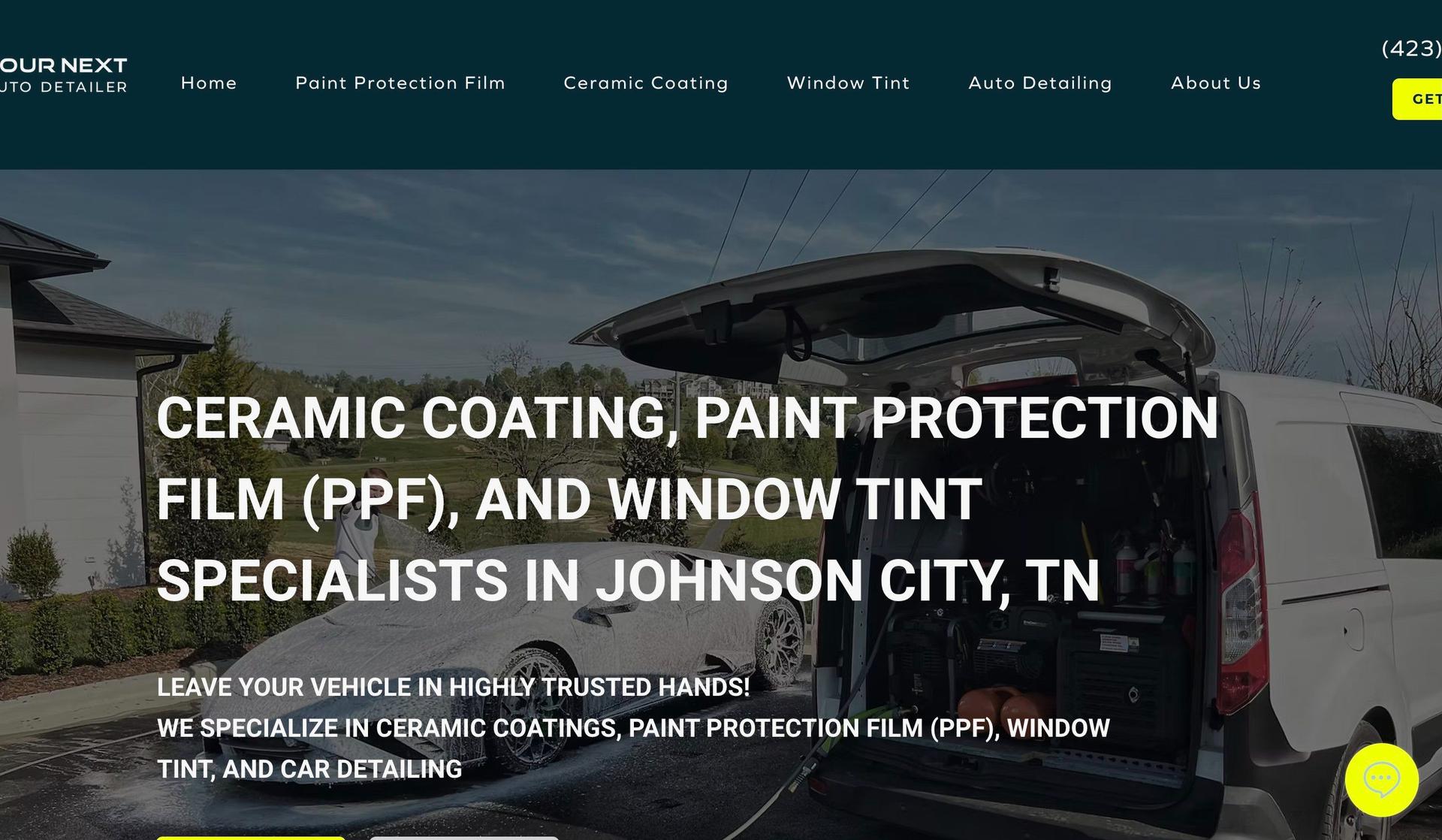 Your Next Auto Detailer-auto detailing website designs