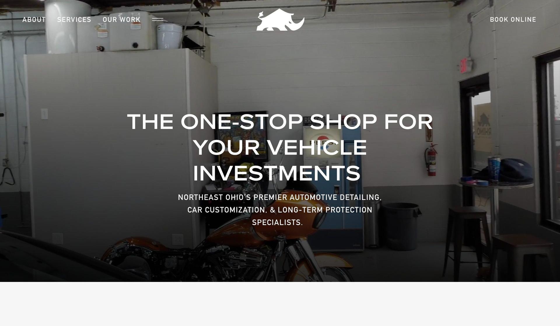 Rhino Mobile Detailing-auto detailing website designs