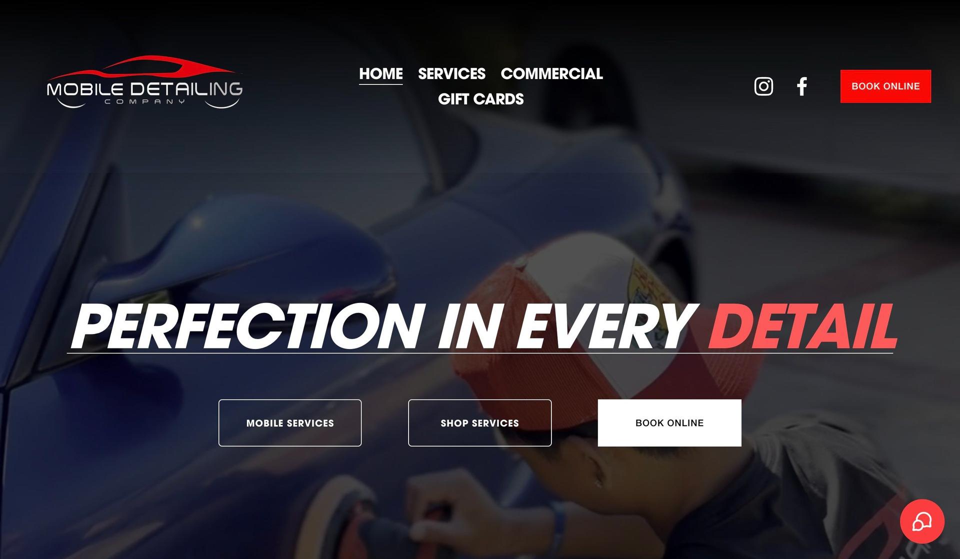 Mobile Detailing Company-auto detailing website designs