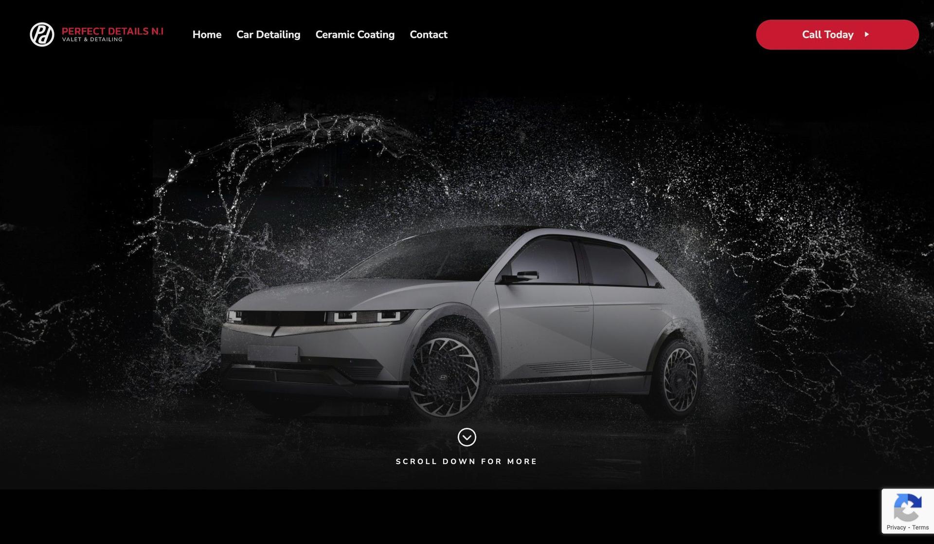 Perfect Details NI-auto detailing website designs