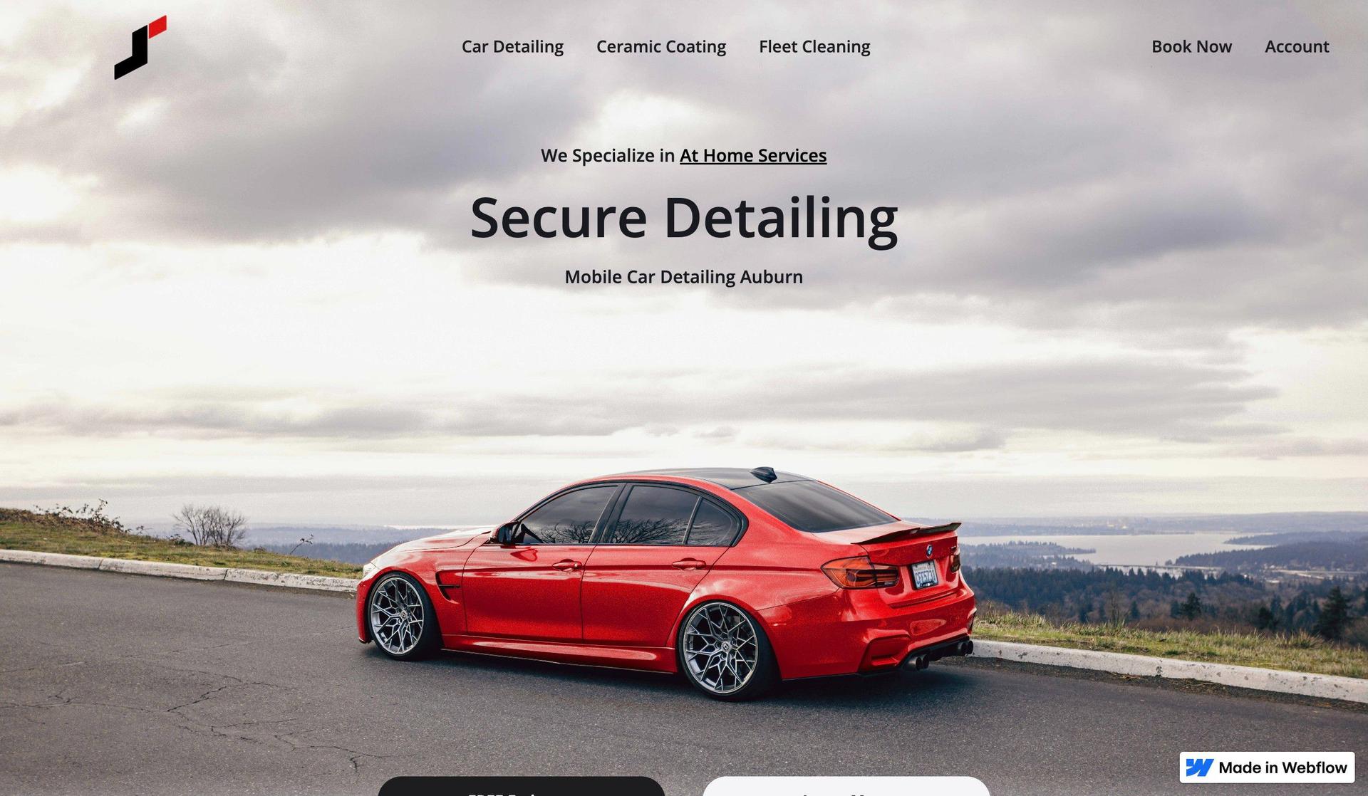 Secure Detailing-auto detailing website designs