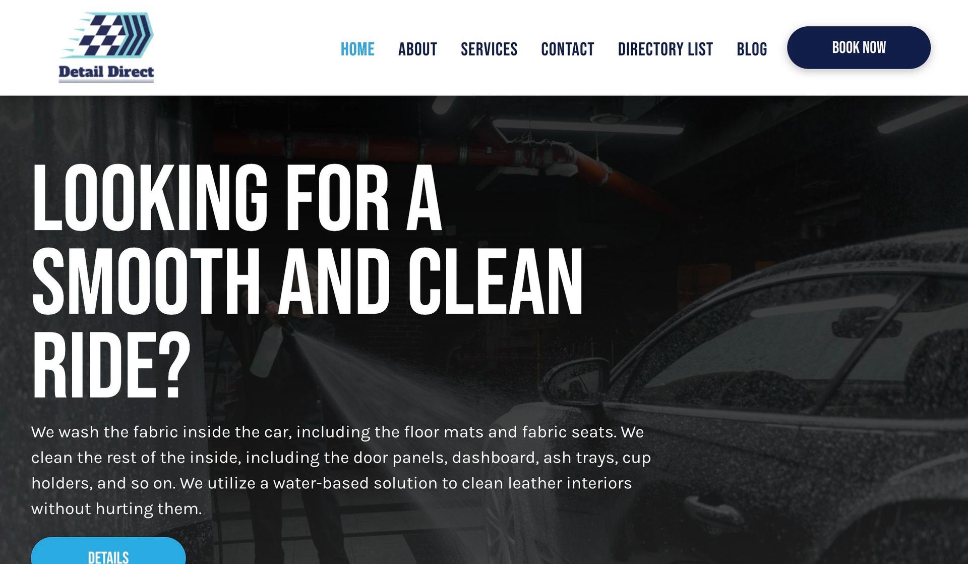 Auto Detailers Direct-auto detailing website designs