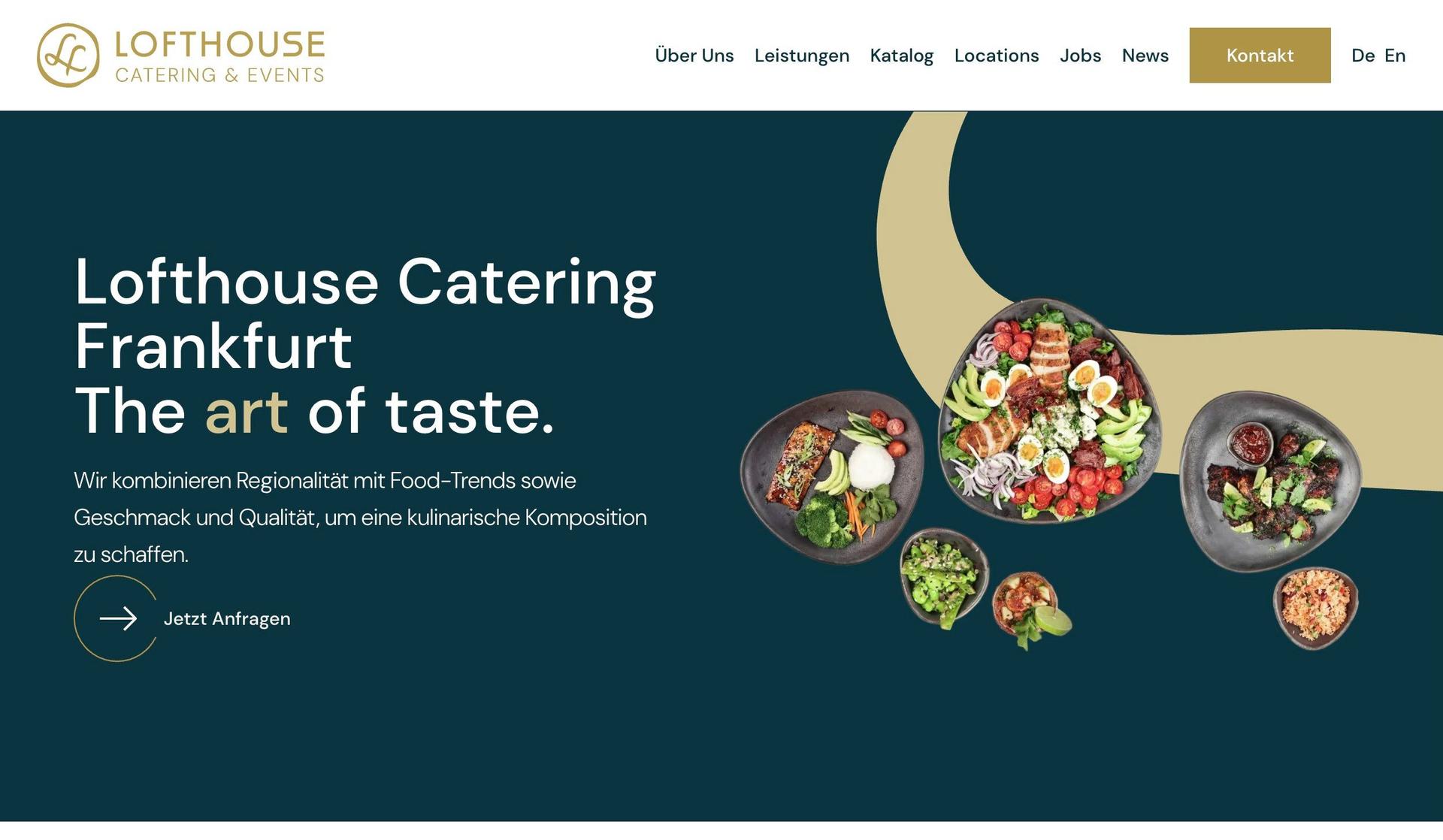 LH Catering-catering website examples