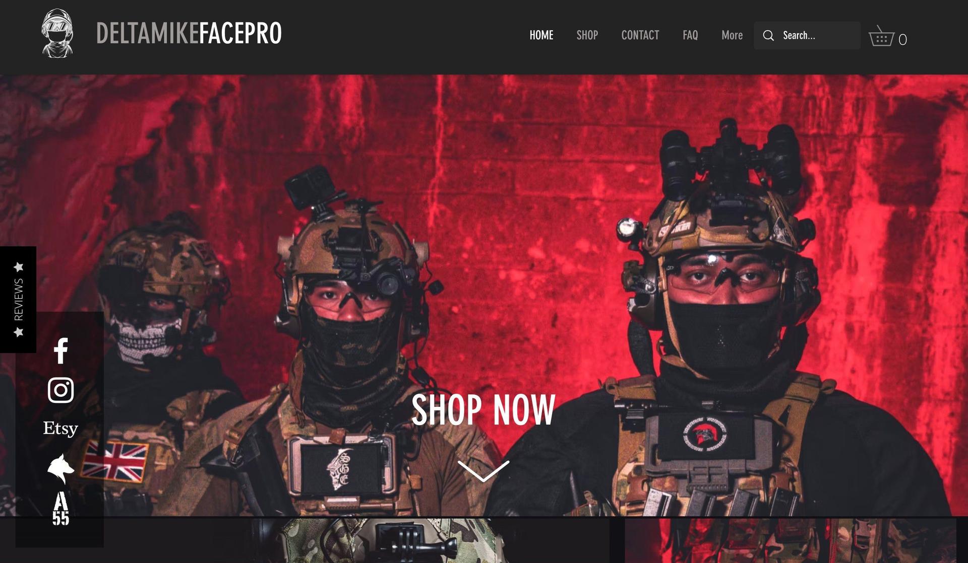 Delta Mike Face Pro-gun website examples