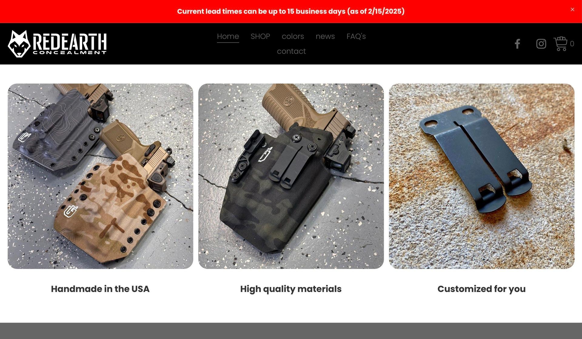 Red Earth Concealment-gun website examples