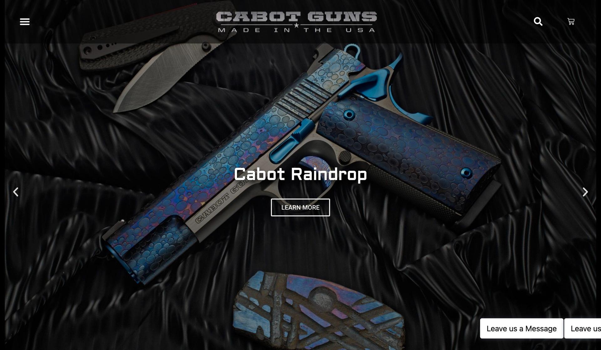Cabot Guns-gun website examples