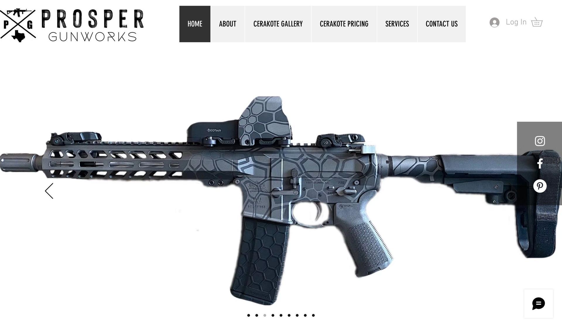 Prosper Gunworks-gun website examples
