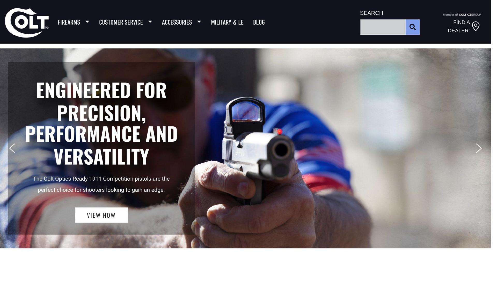 Colt-gun website examples