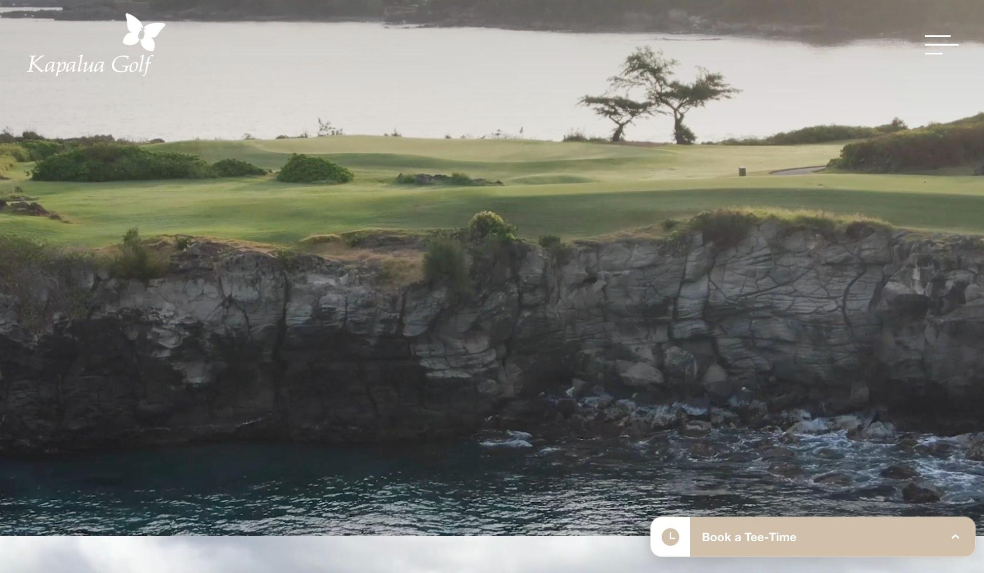 Kapalua Golf-golf course websites