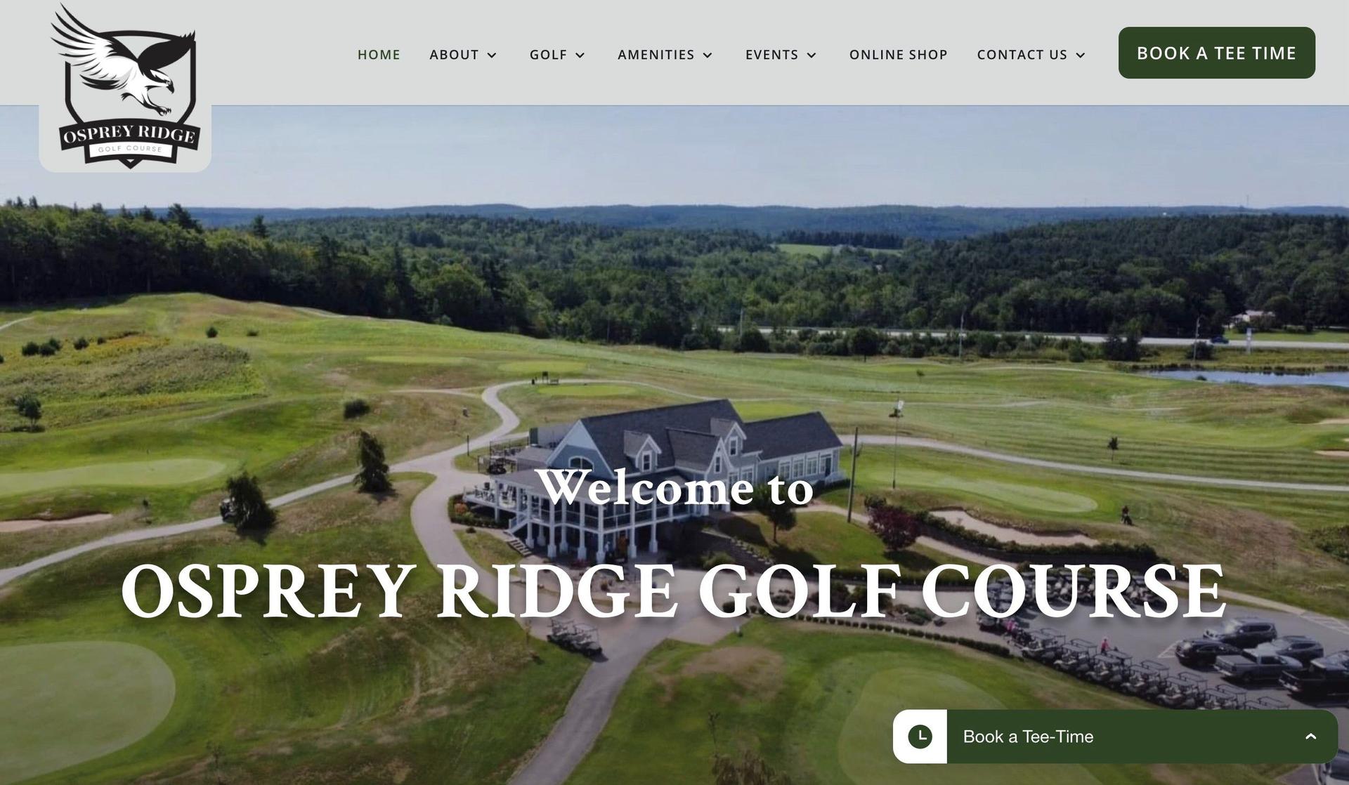 Osprey Ridge Golf-golf course websites