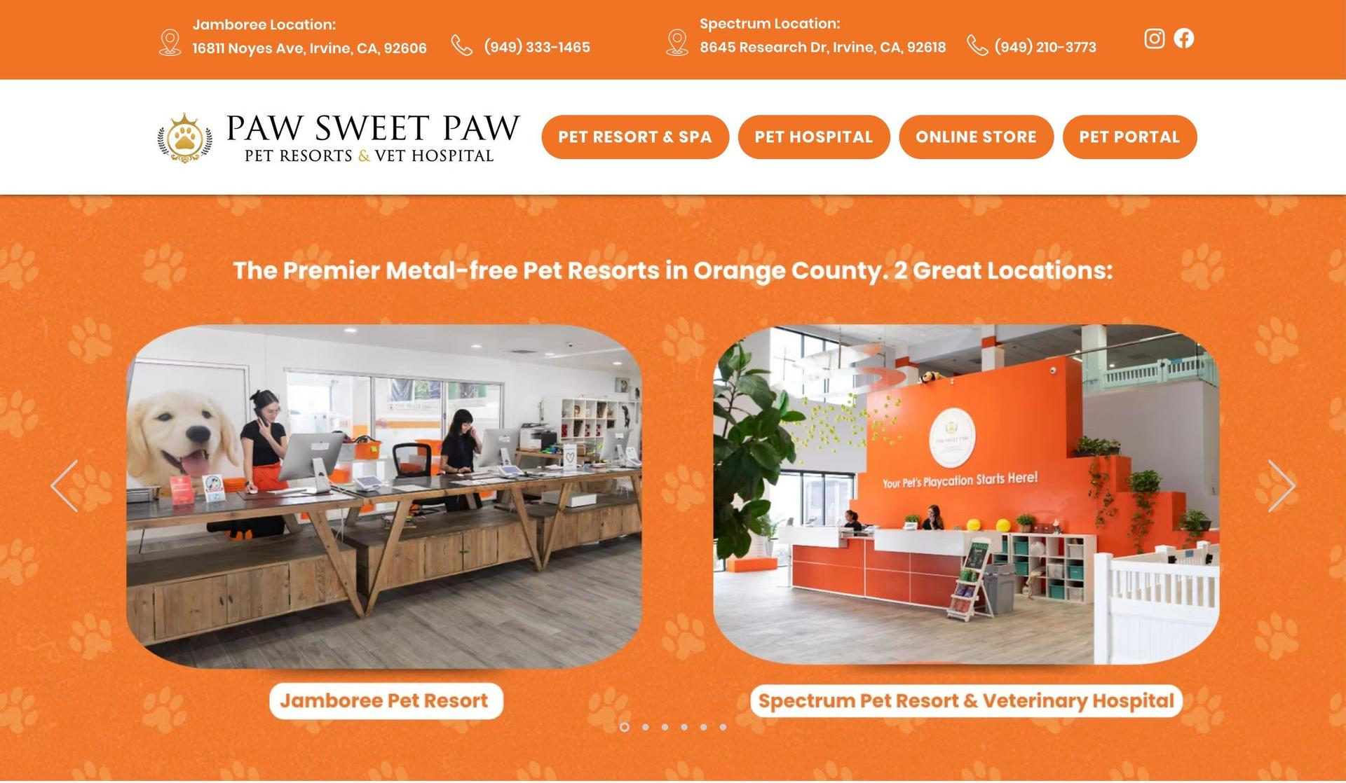 Pawsweet Paw-veterinary websites