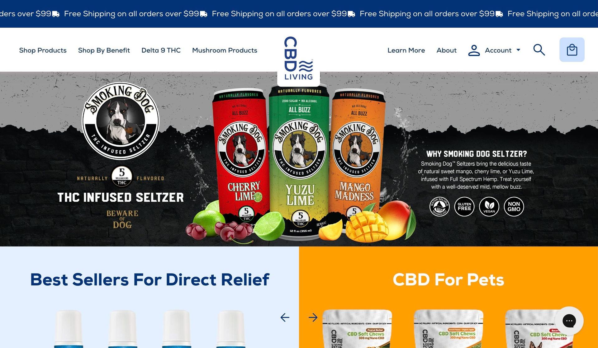 CBD Living-cbd website designs