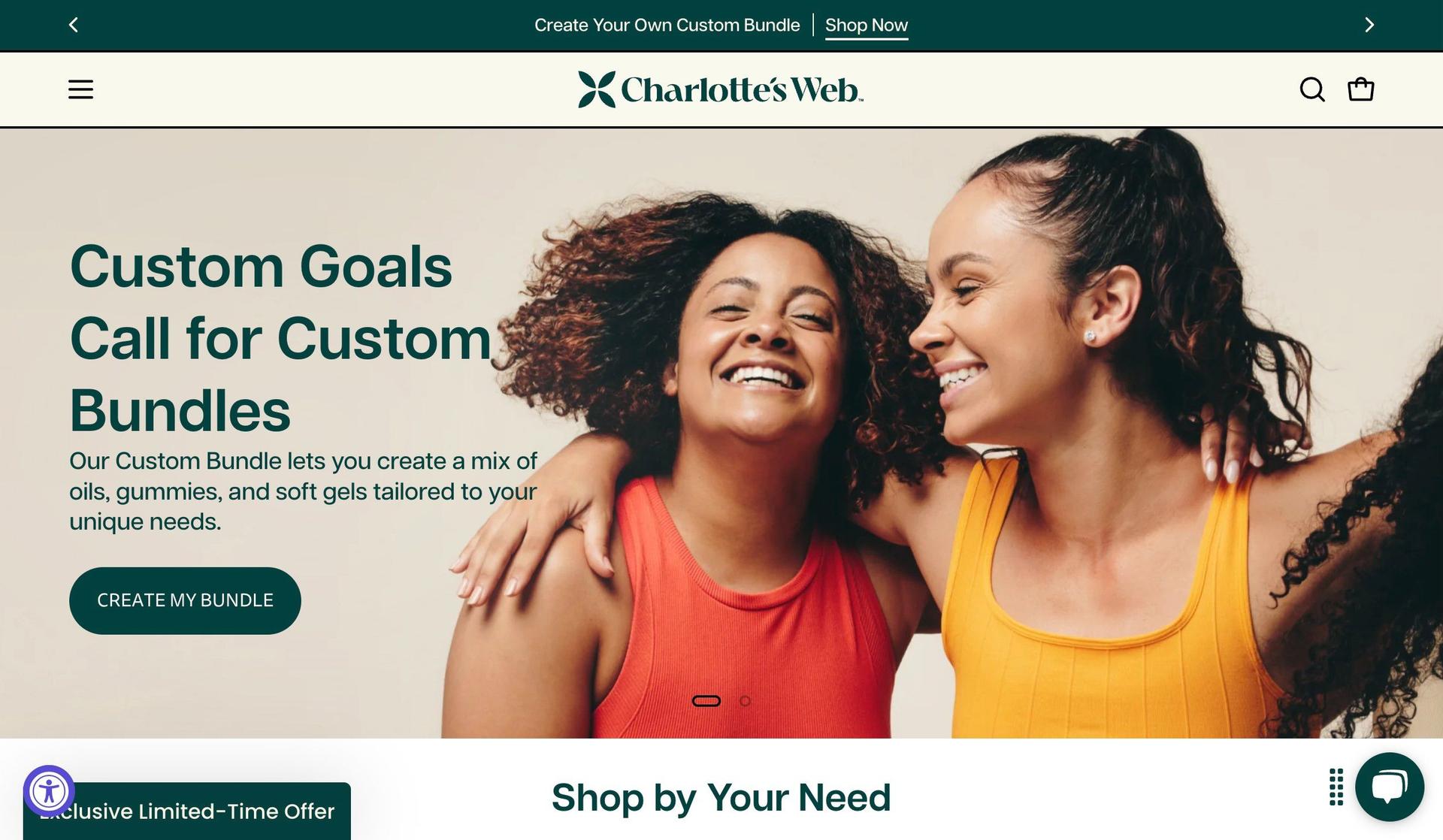 Charlotte's Web-cbd website designs