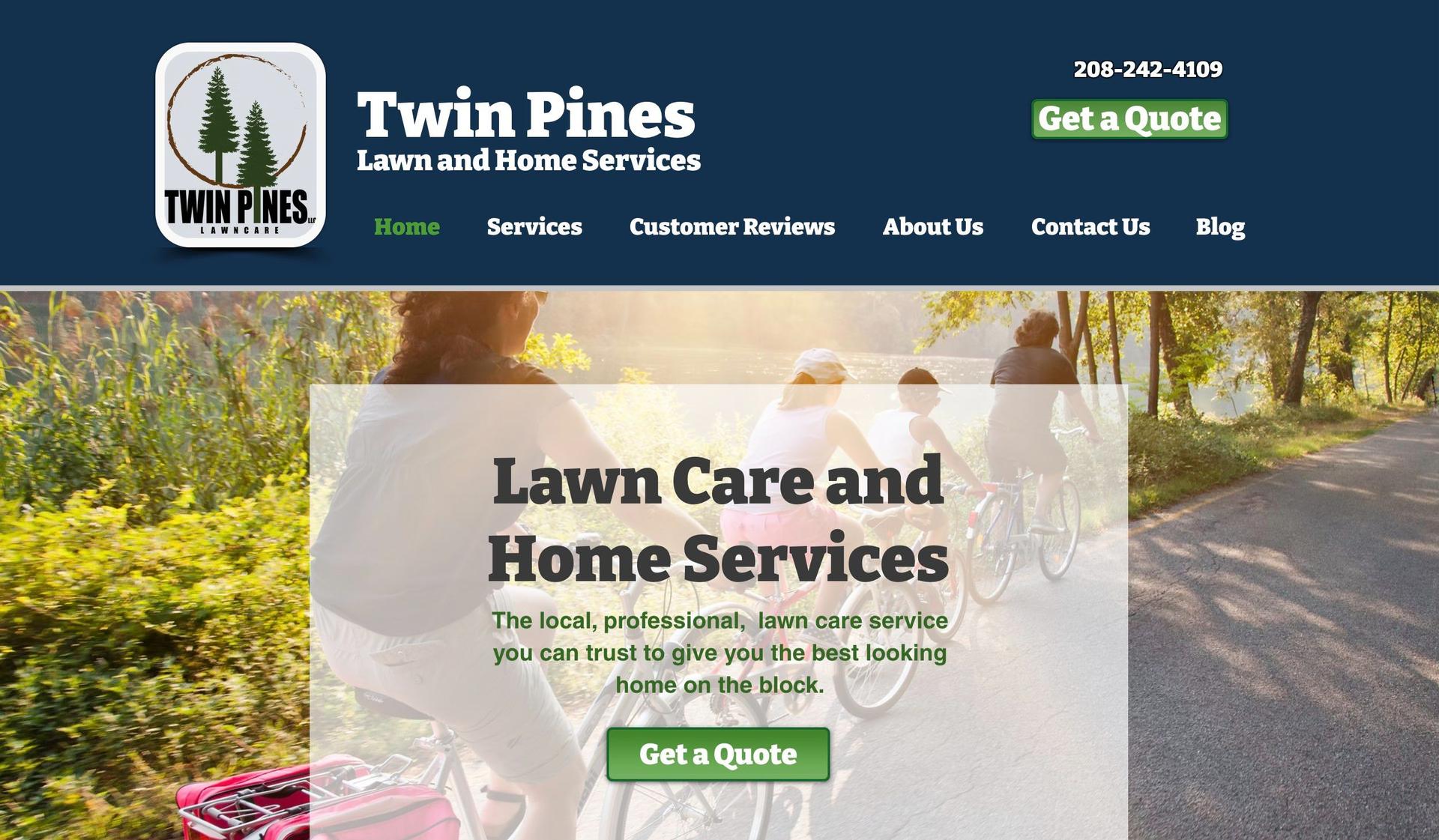 Twin Pines Lawn-lawn care websites