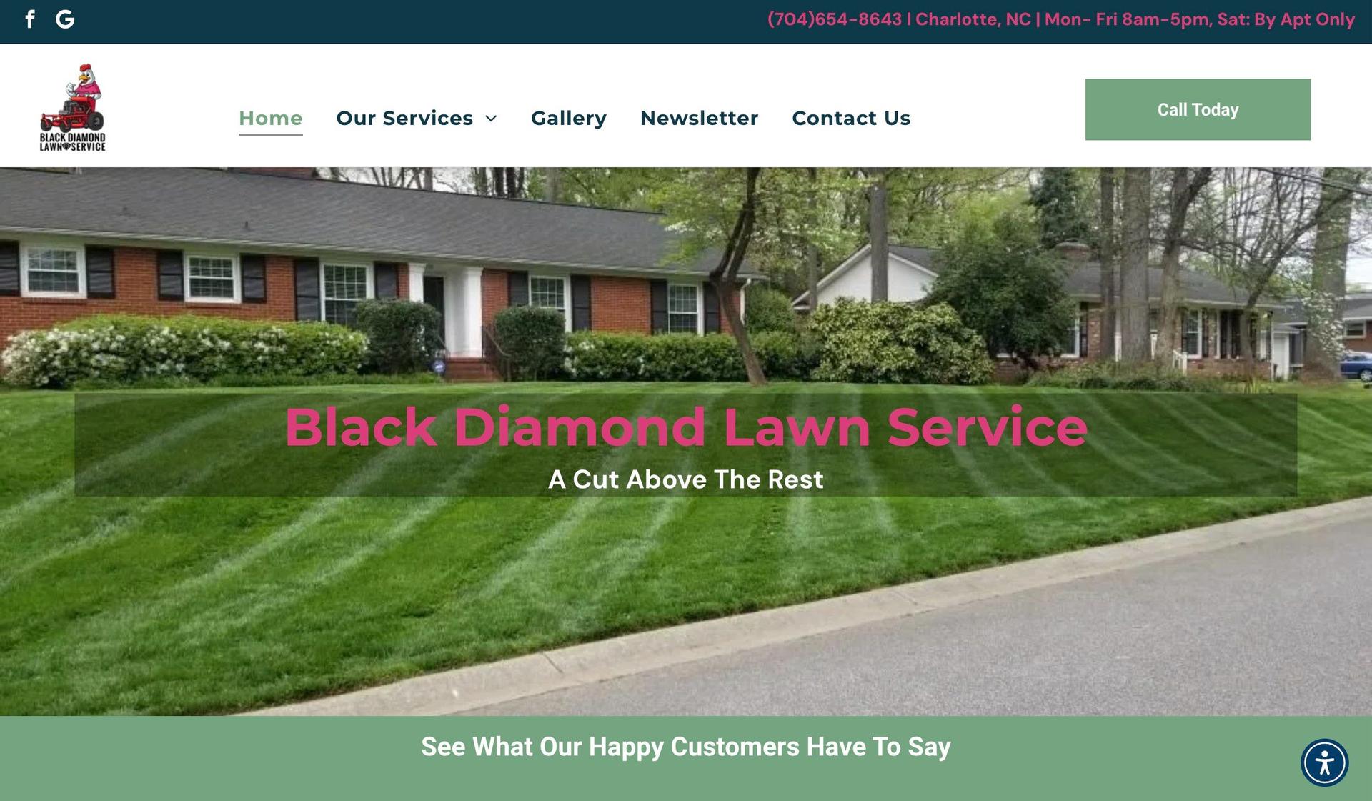 Black Diamond Lawn-lawn care websites