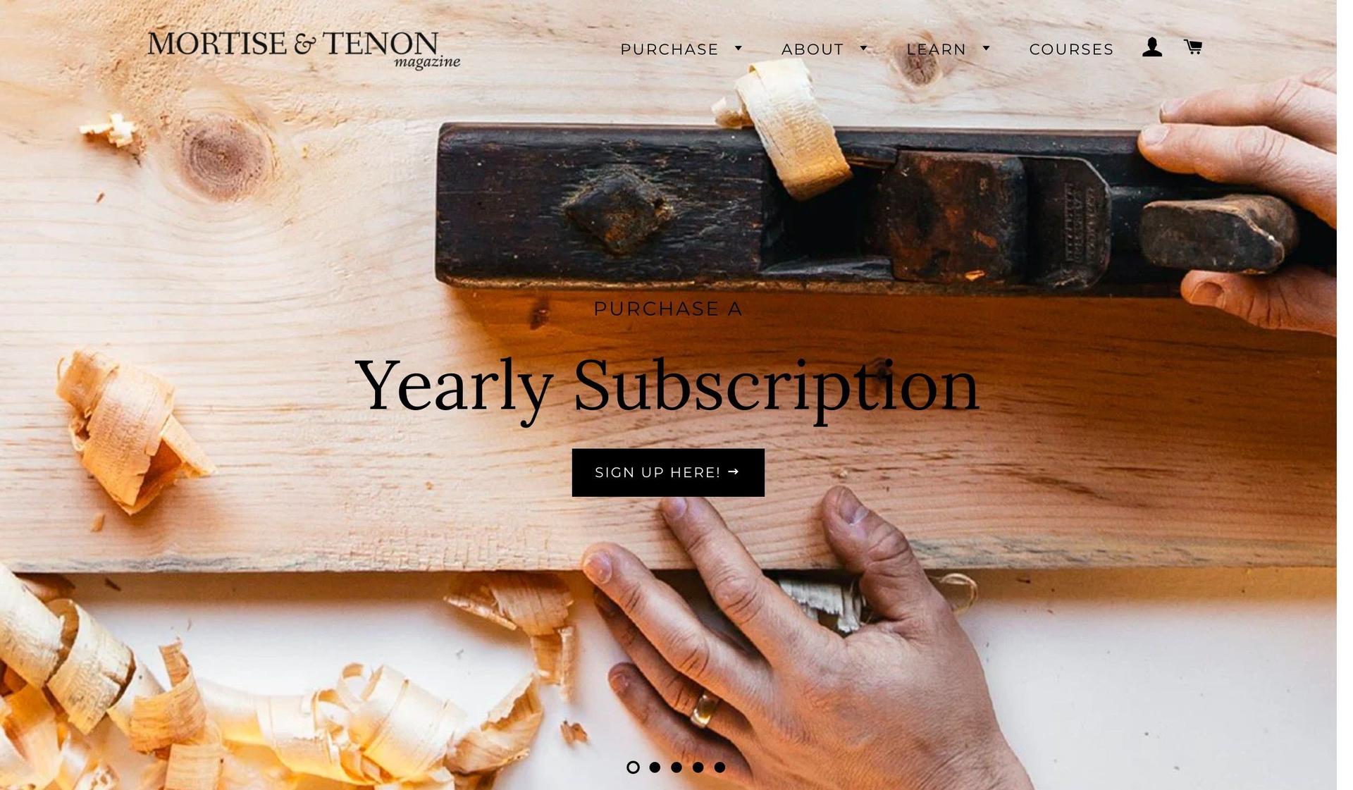 Mortise and Tenon Magazine-woodworking websites