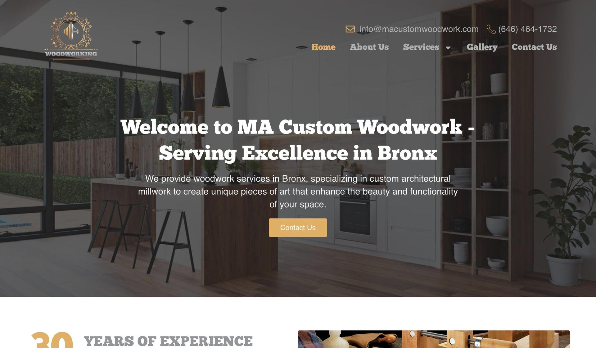 MA Custom Woodwork-woodworking websites