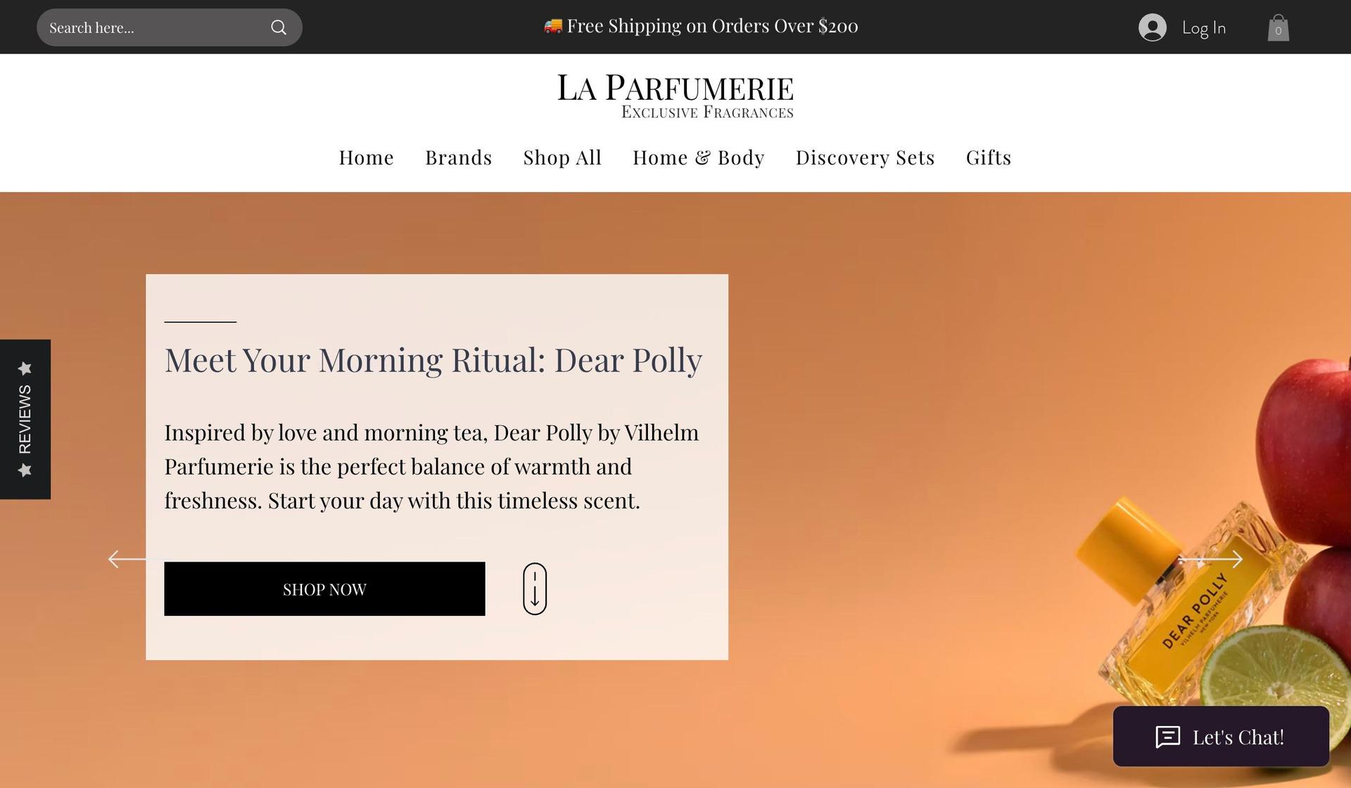 La Parfumerie USA-perfume website examples