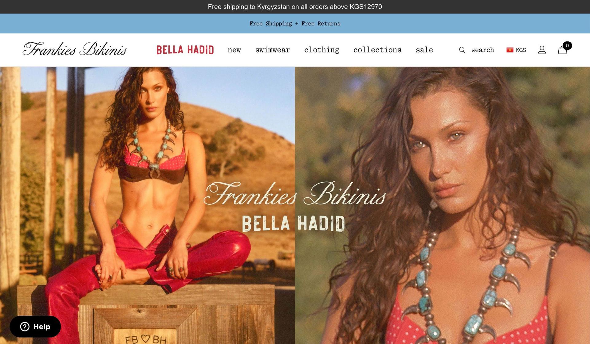 Frankies Bikinis-swimwear ecommerce sites