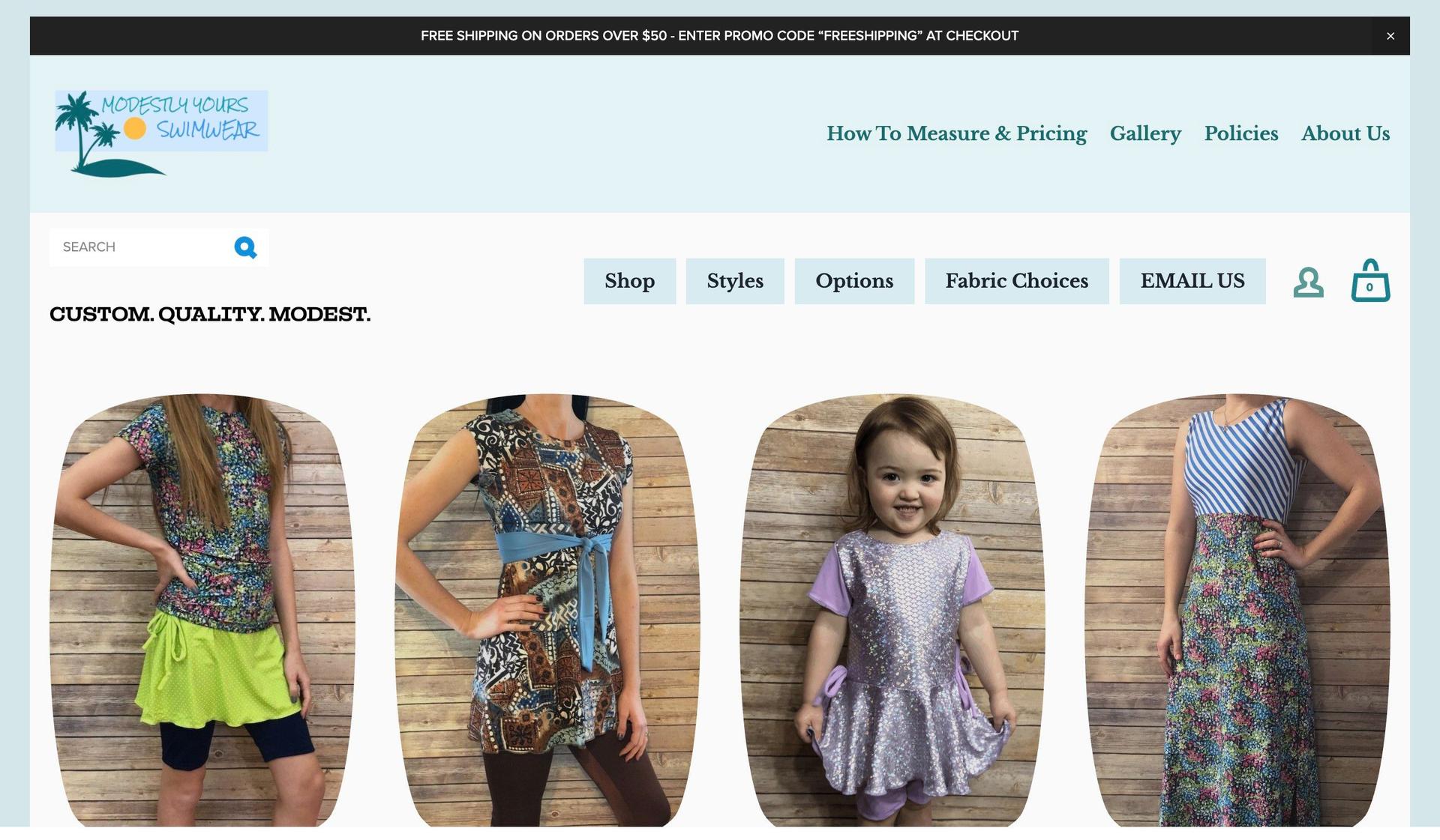 Modestly Yours Swimwear-swimwear ecommerce sites