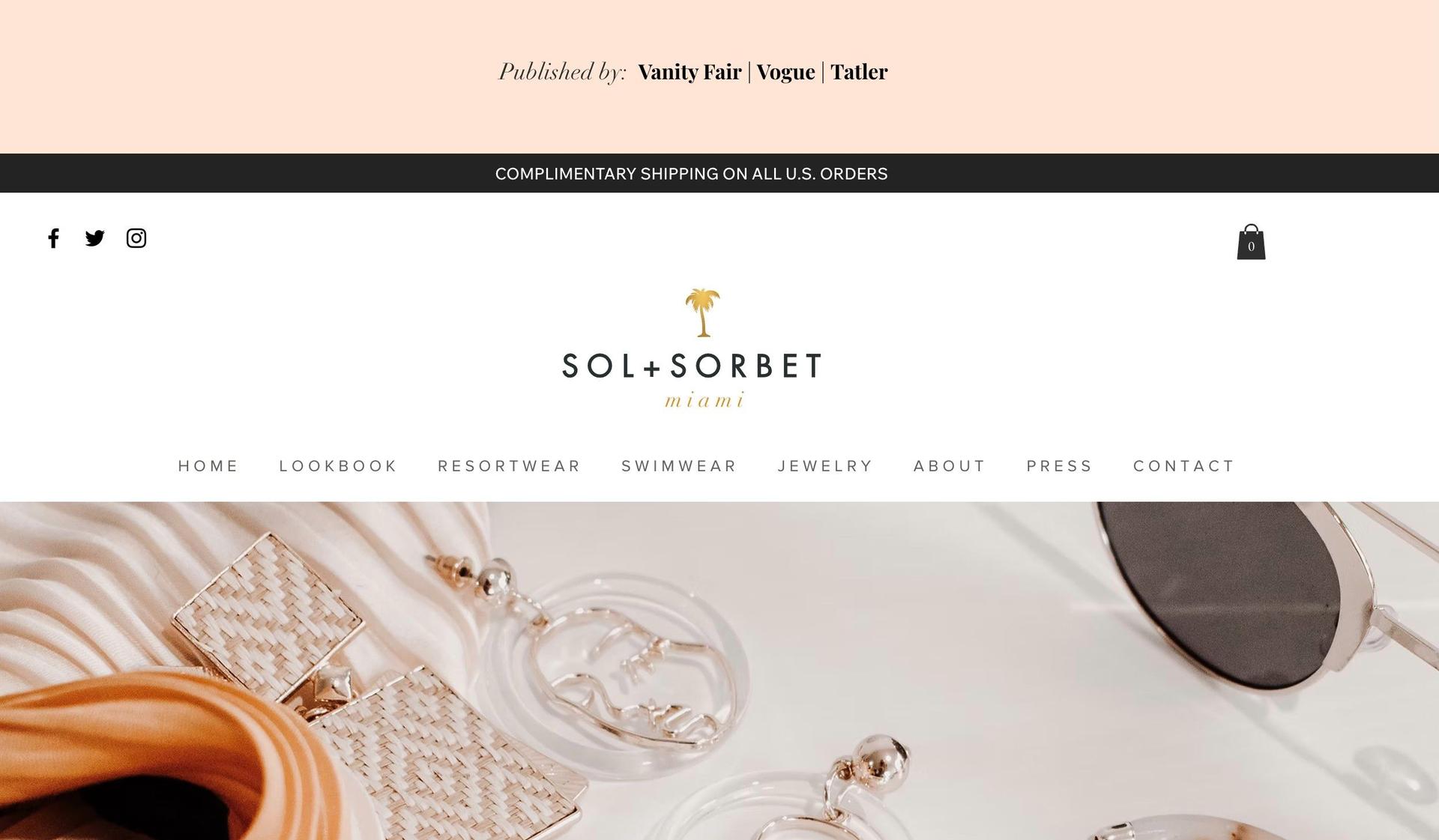 Sol and Sorbet-swimwear ecommerce sites