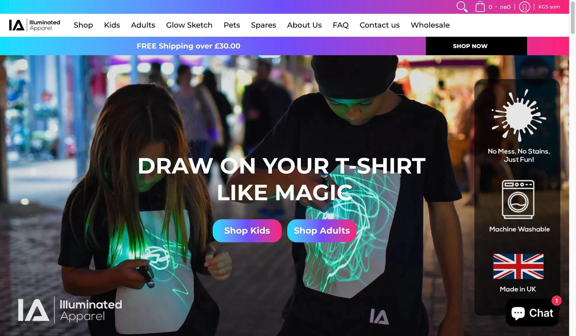 Illuminated Apparel-shopify t-shirt stores