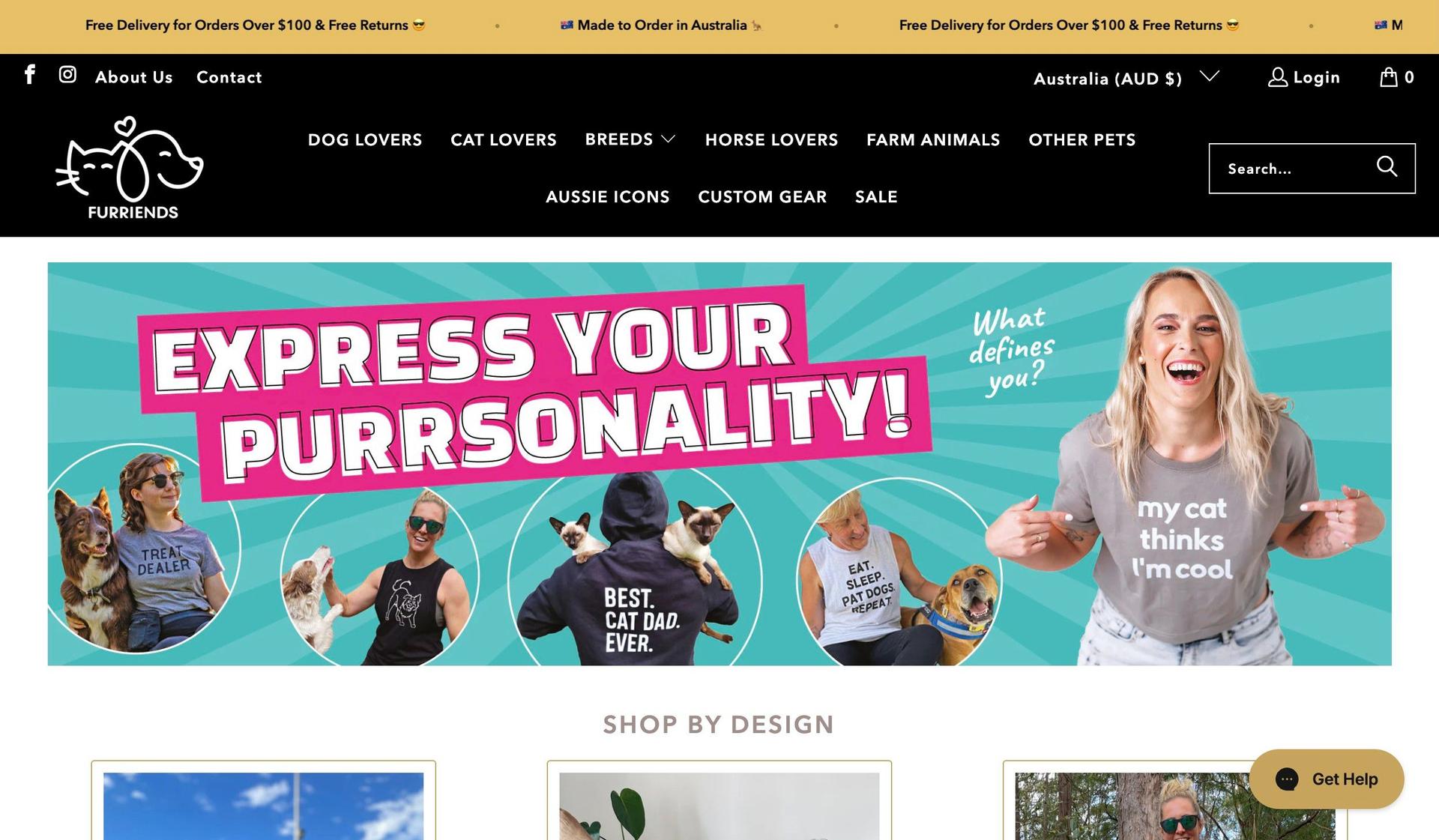 Furriends-shopify t-shirt stores