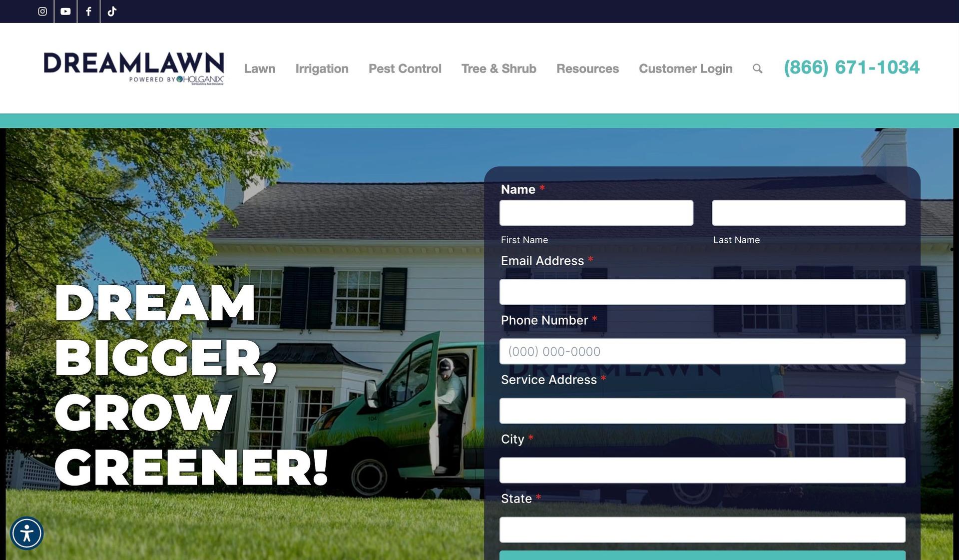Dream Lawn-lawn care websites