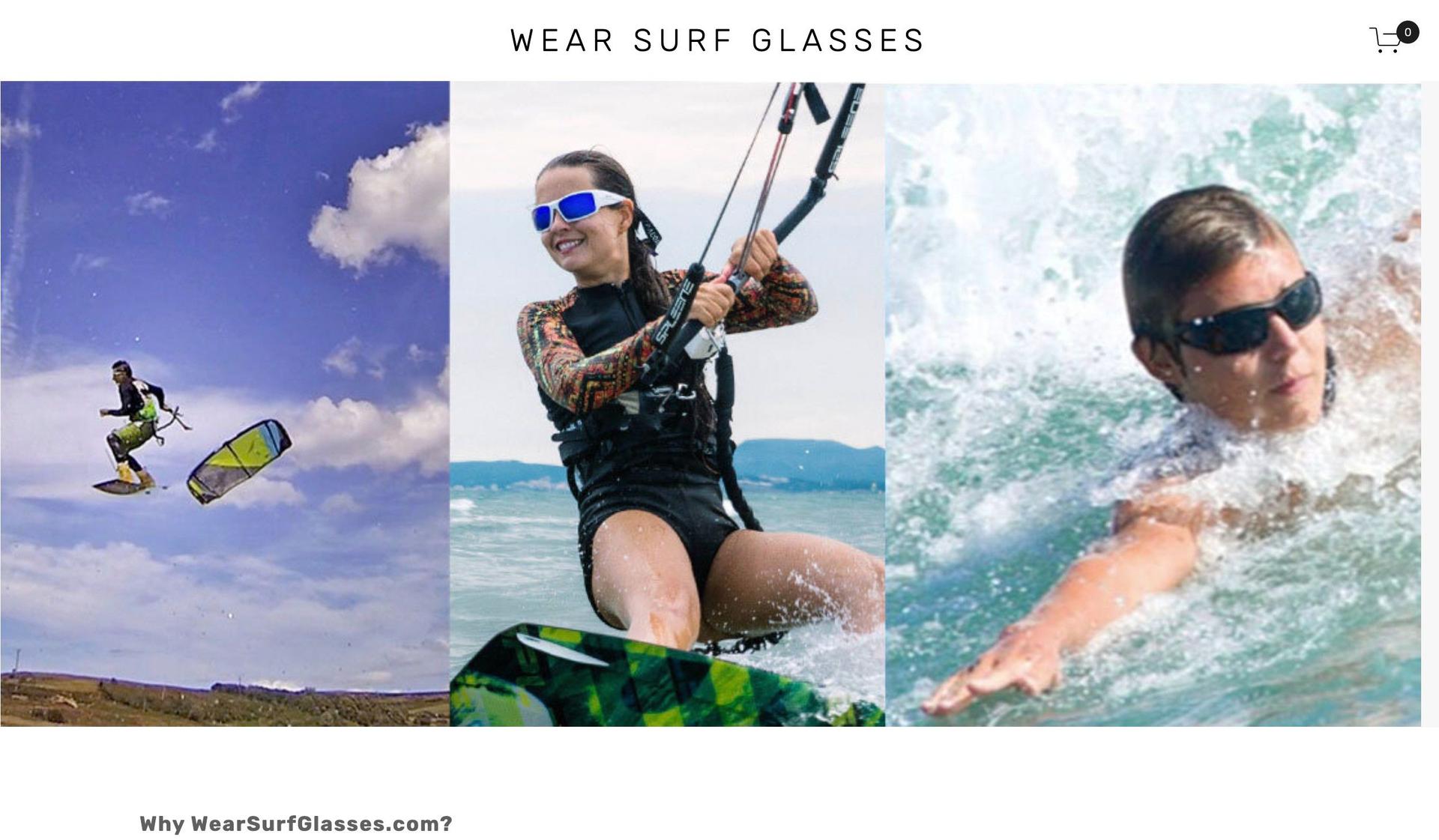 Wear Surf Glasses-sunglasses website designs