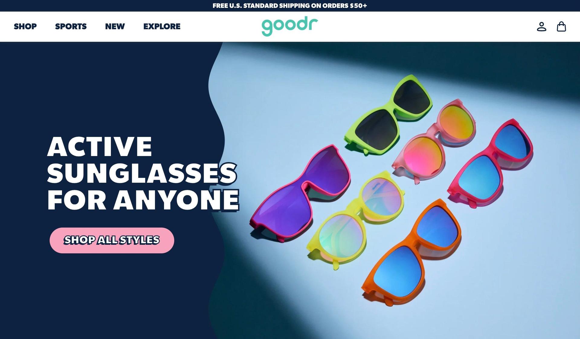 Goodr-sunglasses website designs