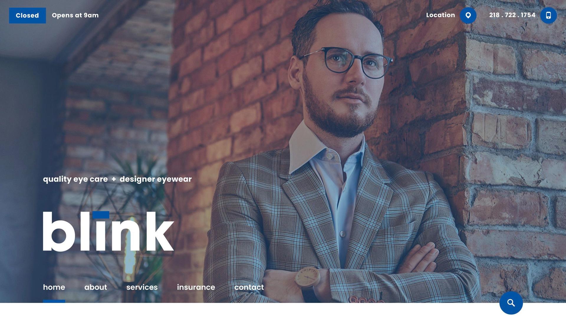 Blink Duluth-optometrist websites