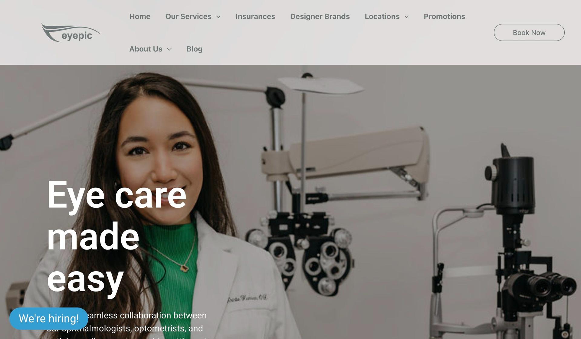 Eyepic Eye Care-optometrist websites