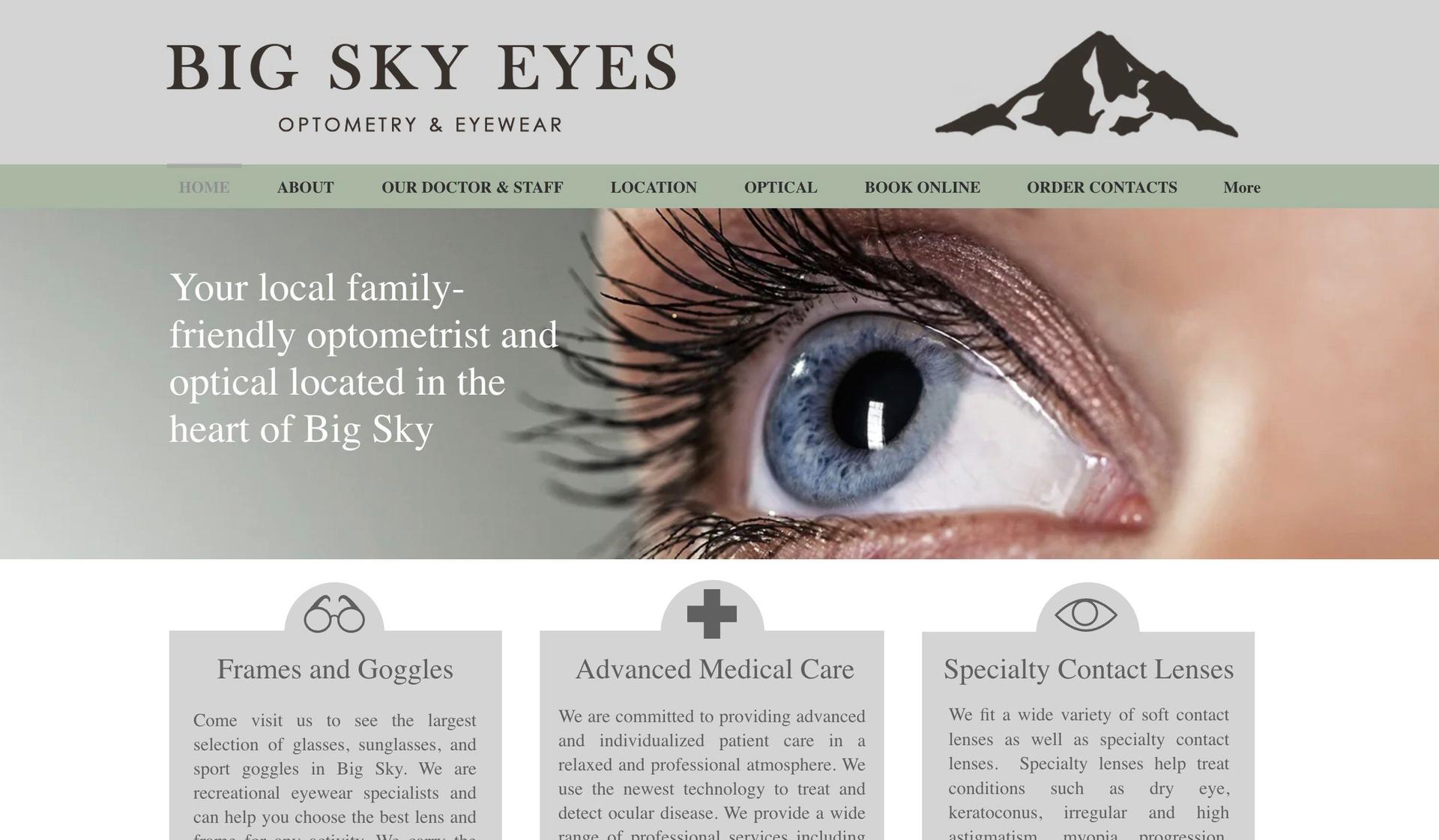 Big Sky Eyes Optometry-optometrist websites