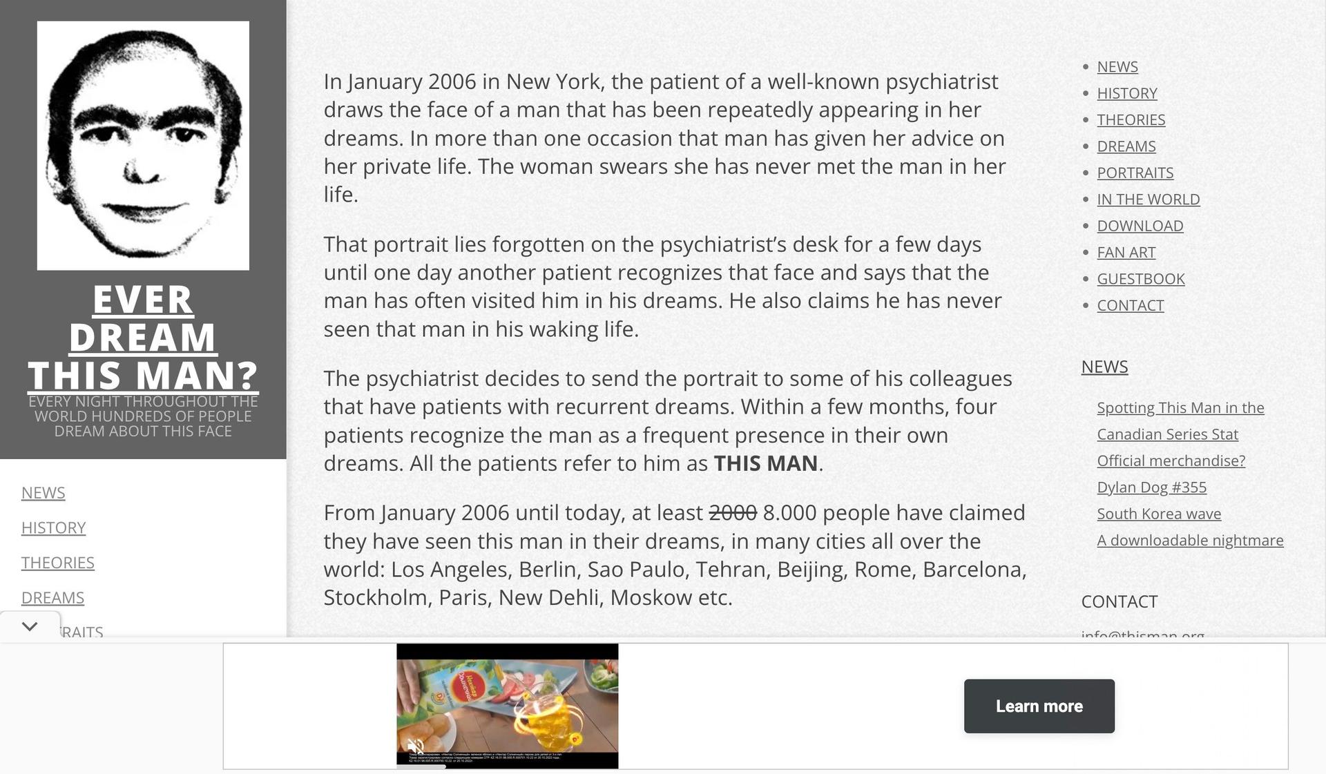 This Man-weird websites