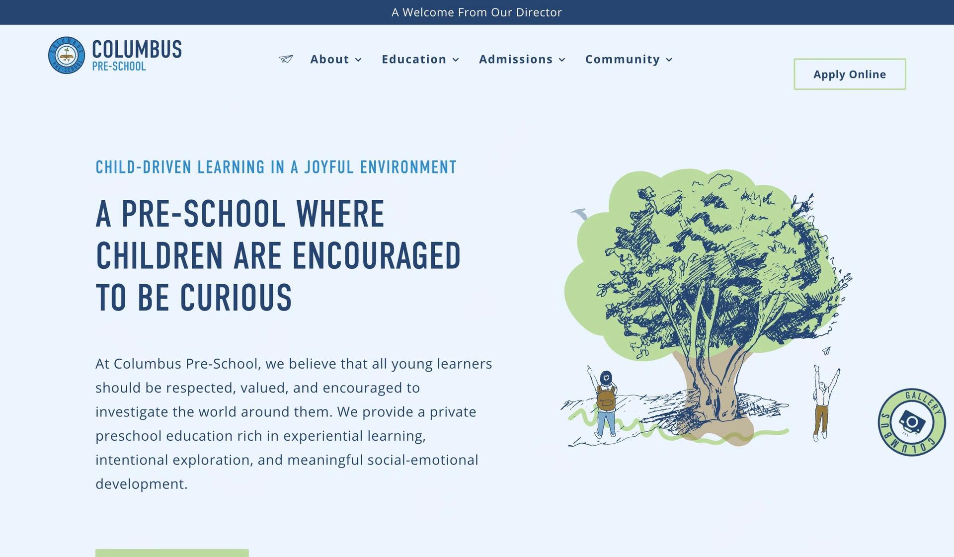Columbus Pre-School-kindergarten websites