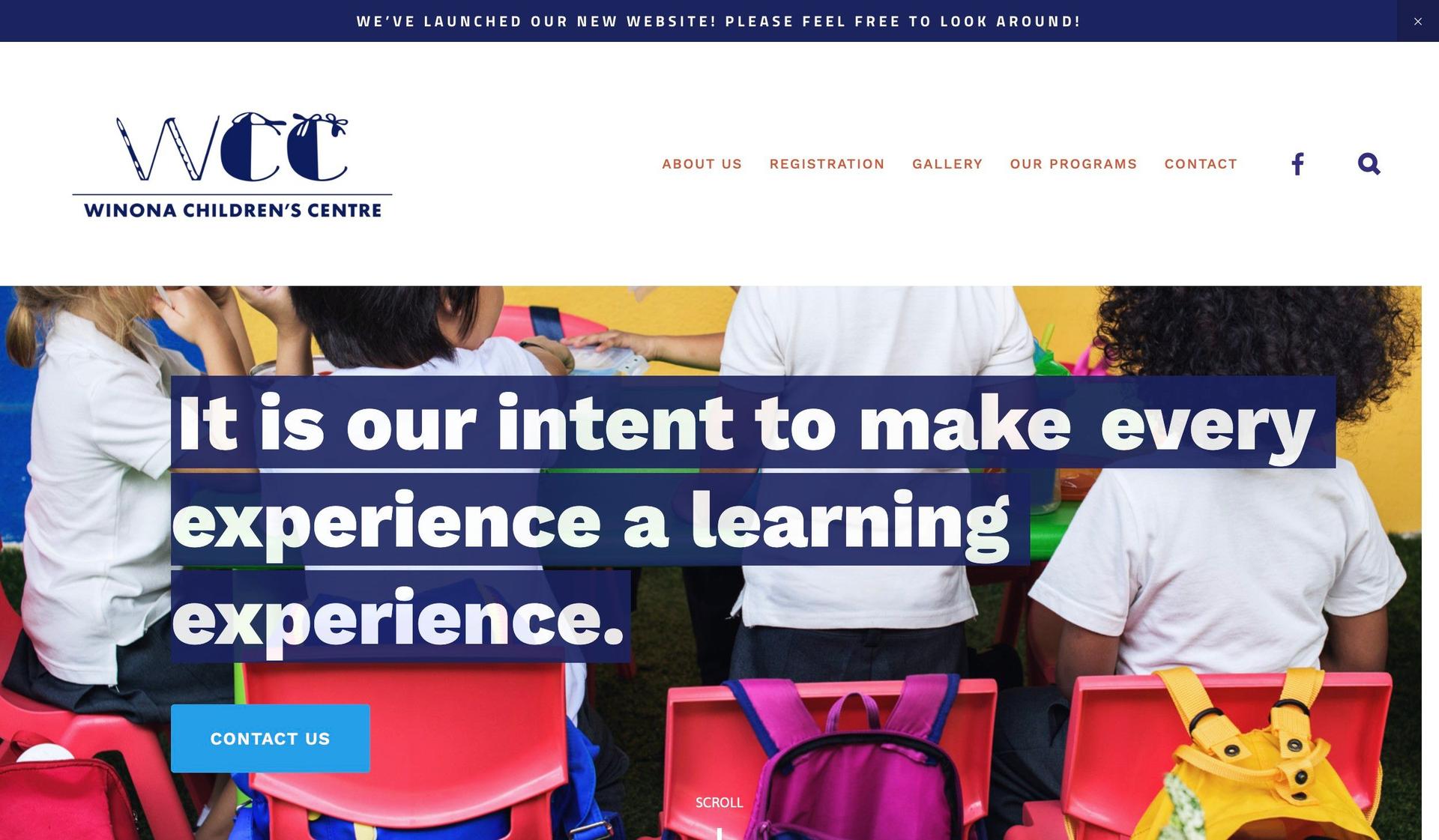 Winona Children's Centre-kindergarten websites
