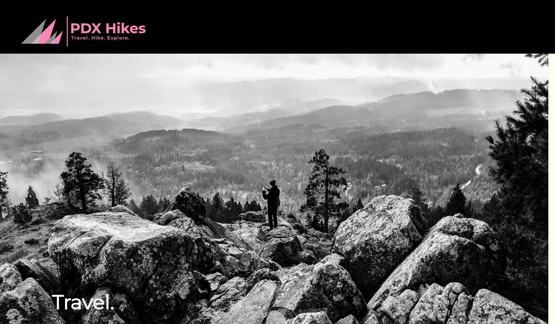PDX Hikes-+im creator website examples+
