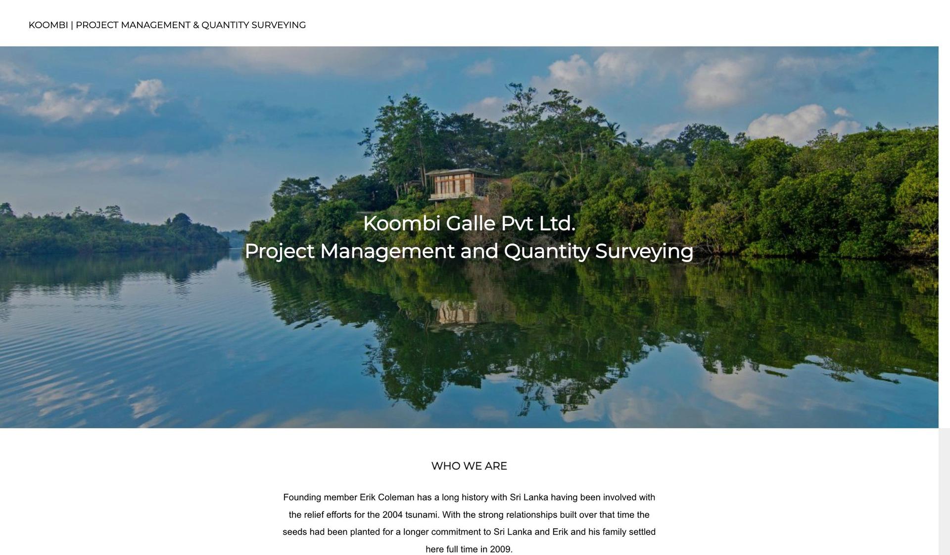Koombi Construction-+im creator website examples+