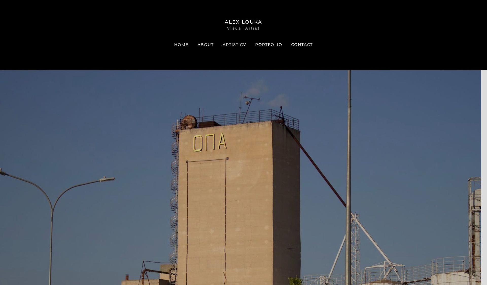 Alex Louka-+im creator website examples+